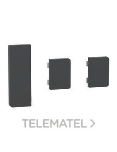 TAPA PULSADOR KNX 3 ELEMENTOS ANTRACITA