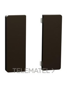 TAPA PULSADOR KNX 2 ELEMENTOS MOCCA