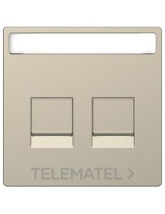 TP.T.DBL.TIPO RJ45 KEYSTONE COLOR SAHARA