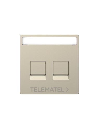 TP.T.DBL.TIPO RJ45 KEYSTONE COLOR SAHARA
