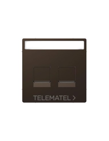 TP.T.DBL.TIPO RJ45 KEYSTONE COLOR MOCCA