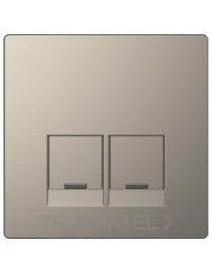 TAPA P/T.DBL.TIPO RJ45 D-LIFE COLOR NQ