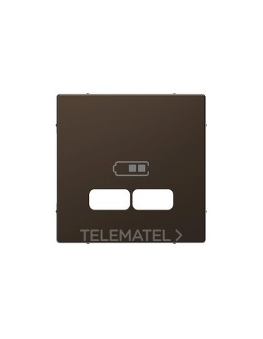 TP.T.CAR.DBL.TIPO USB 2100mA COLOR MOCCA