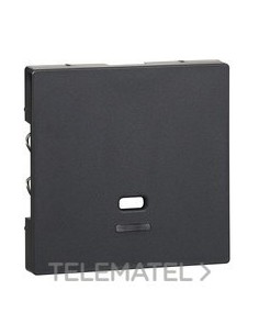 TAPA INTERRUPTOR TIRADOR ANTRACITA