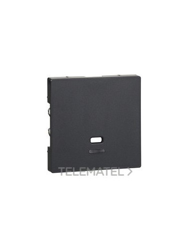 TAPA INTERRUPTOR TIRADOR ANTRACITA