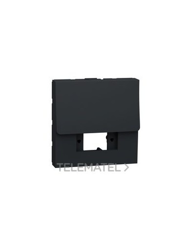 TAPA FIBRA ÓPTICA SIMPL/LC ANTRACITA