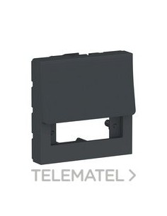 TAPA FIBRA ÓPTICA APC DUPL ANTRACITA