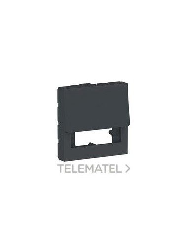 TAPA FIBRA ÓPTICA APC DUPL ANTRACITA