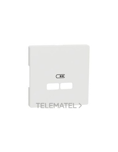 TAPA CARGADOR USB A+A D-LIFE BLANCO MATE