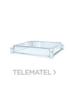 TAPA BAJA TRANSPARENTE 540x540x45