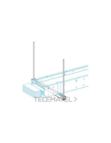 SOPORTE CANALIS KT P/INST.HZ.PNA.3m