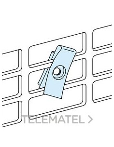 SET TUERCAS CLIP M6 PARA PLACA PERFORADA