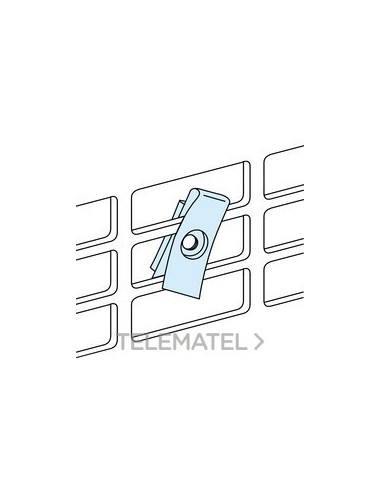 SET TUERCAS CLIP M4 PARA PLACA PERFORADA