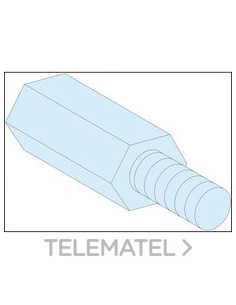 SET REALCES HEXAGONALES M6 ALT.25mm(4u)