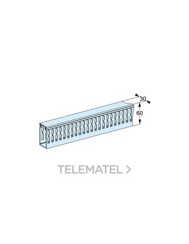 SET CANALETAS 60x30 450mm (10u)