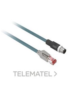CABLE XG ETHERNET M12-RJ45 10m
