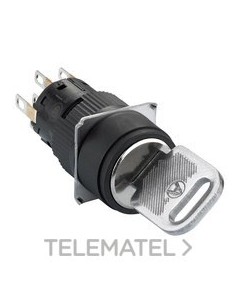 SELECTOR REDONDO LLAVE 3P 2 NA/NC