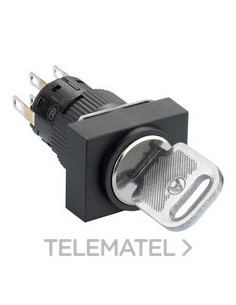 SELECTOR RECTANGULAR LLAVE 2P 2 NA/NC