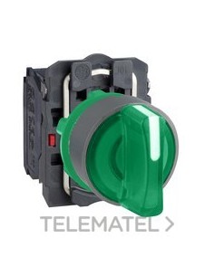 SEL.LUMIN.XB5 VD 3 POS.FJA.24V AC/DC COL