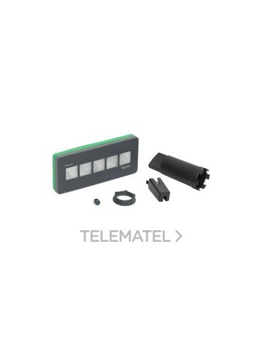 SELECTOR ILUMINACIÓN IP65 22mm 5 TECLAS