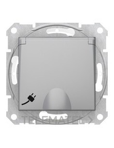 SCHUKO 16A 250V IP44 ALUMINIO