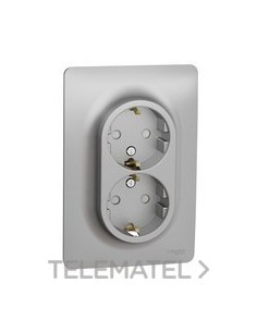 SCHUKO NU206730 DOBLE ALUMINIO