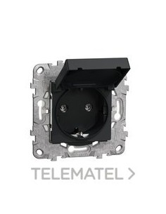 SCHUKO IP44 ANTRACITA