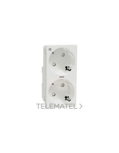 SCHUKO DBL.ANTIBACTERIANO ALEM.2P+E TORN