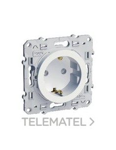 SCHUKO CONEXIÓN SIN TORNILLOS BLANCO