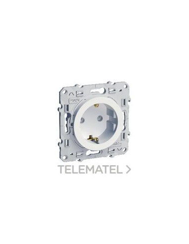 SCHUKO CONEXIÓN SIN TORNILLOS BLANCO