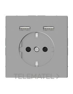 SCHUKO+2 CAR.USB 2,4A D-LIFE ANTR.