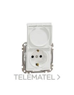 SCHUKO 16A 250V IP44 BLANCO