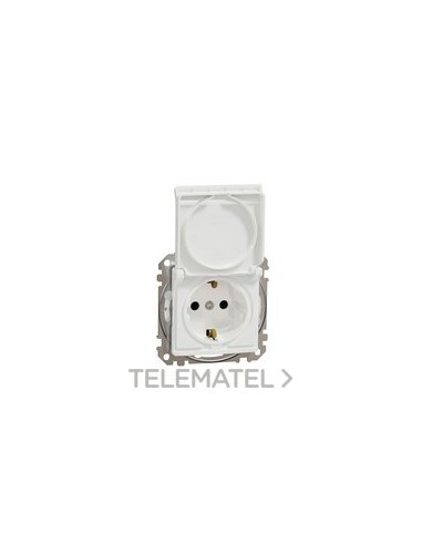 SCHUKO 16A 250V IP44 BLANCO