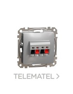 SALIDA DOBLE ALTAVOZ ALUMINIO