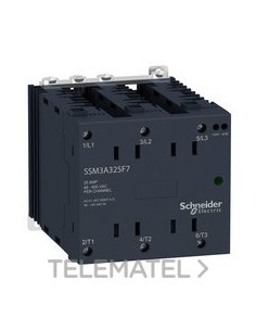 RELÉ SSR 3 FASES 600V AC 25A 180-280V AC