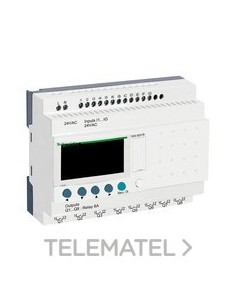 RELÉ PROGR.ZELIO 24V E/S 20 VISOR