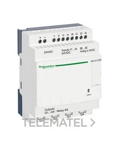 RELÉ PROGR.ZELIO 24V E/S 12 S/VISOR