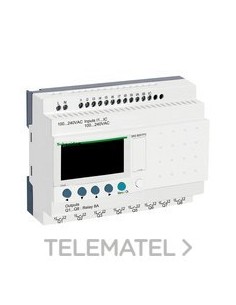 RELÉ PROGR.ZELIO 100-240V E/S 20 VISOR