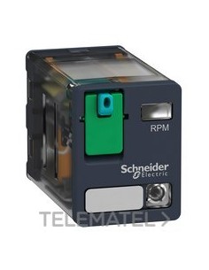 RELÉ POTENCIA 15A 2 NA/NF CON LED 12V CC