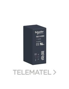 RELÉ ENCHUFABLE 1 NA/NC 16A 24V DC