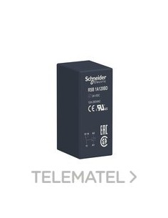 RELÉ ENCHUFABLE 1 NA/NC 12A 24V DC