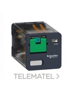 RELÉ 3 C/O 10A + BOTÓN TEST 60V DC