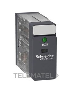 RELÉ 2 C/O 5A + LED 24V DC