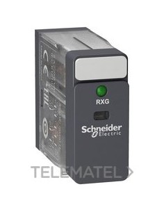 RELÉ 2 C/O 5A + LED 230V AC