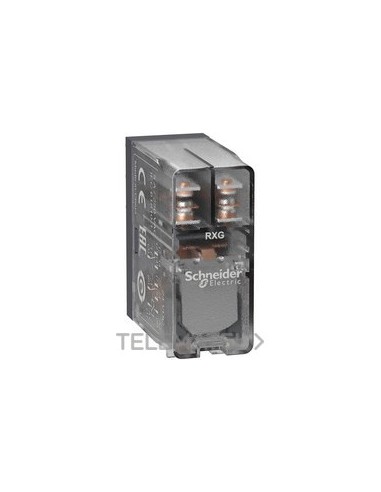 RELÉ 2 C/O 5A 24V DC TRANSPARENTE