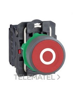PULSADOR XB5 RJ 1 NC MCJE."O" GR