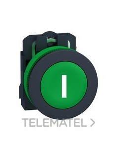 PULSADOR XB5 MONT.ENRAS.VD 1 NA MCJE."I"