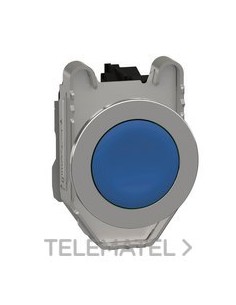 PULSADOR XB4 MONTAJE ENRASADO AZUL 1 NA