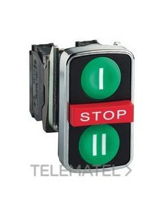 PULSADOR TRIPLE COMPLETO IP66/IP69K