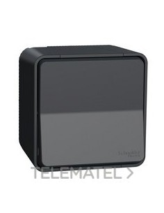 PULSADOR SUPERFICIE GRIS